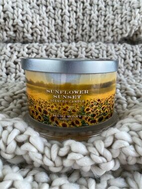 HomeWorx Sunflower Sunset Scented Candle - Yellow
